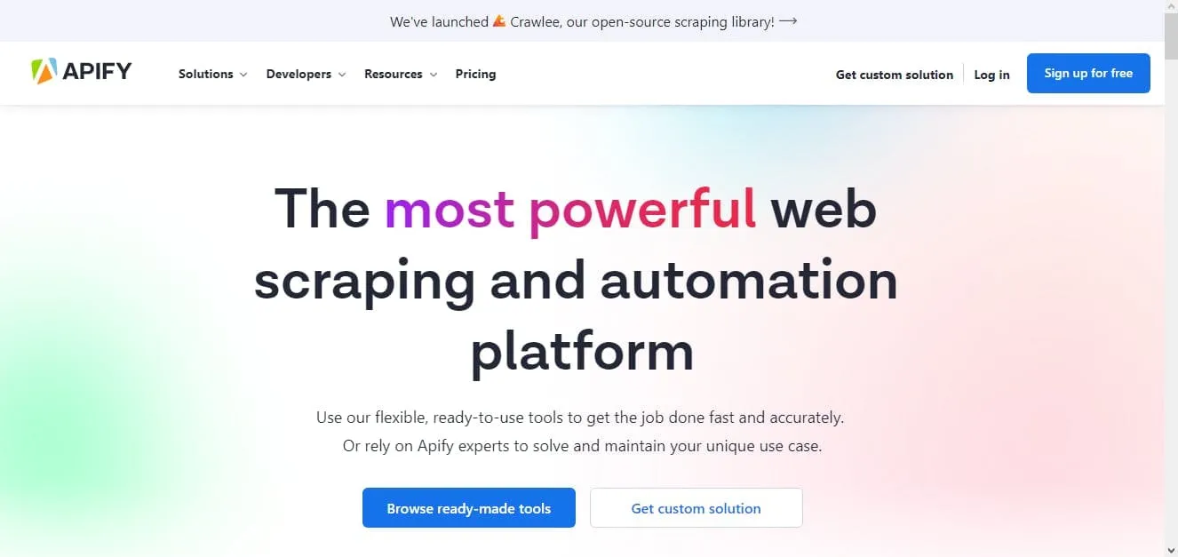 Apify YouTube 抓取工具